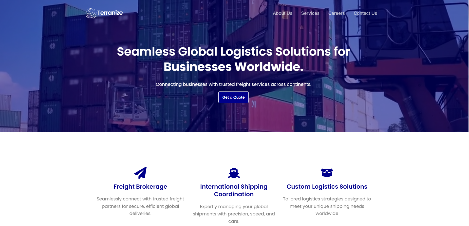 Corporate Website Terranize